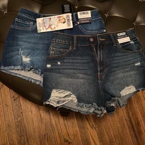Denim mini short Shorts